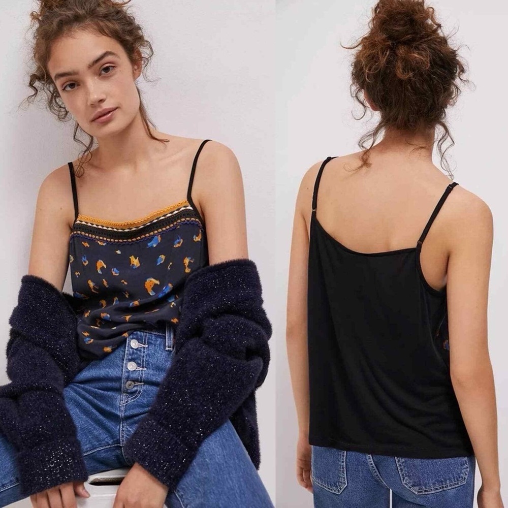 Anthropologie Bl_nk London Areena Tank Top Size Small Bohemian Viscose Printed S
